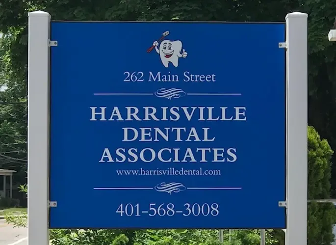 Harrisville Dental Associates sign